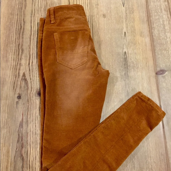 HOT KISS Cognac Skinny Lily Cords - Picture 3 of 4